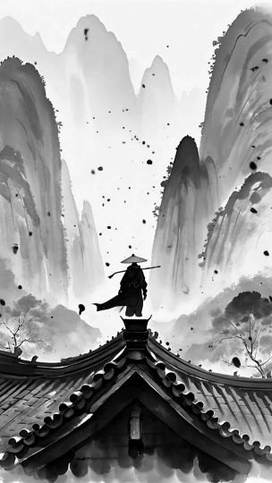 笑傲江湖（水墨AI）